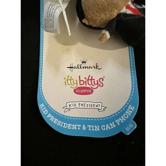 Hallmark itty bittys Clippys Kid President and Can Phone Stuffed Animal - Picture 4 of 6